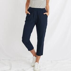 Marine Layer Navy Ankle Pants